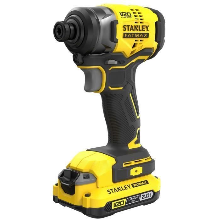 Stanley SFMCF810D2K Atornillador de Impacto Brushless V20 18V con 2 Baterías Li-Ion 2Ah, Cargador y Maletín, 170Nm 1 Stanley SFMCF810D2K Atornillador de Impacto Brushless V20 18V con 2 Baterías Li-Ion 2Ah, Cargador y Maletín, 170Nm 1