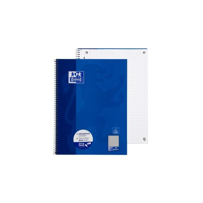 Oxford Collegeblock A4+ 220 x 295 mm 80 Bl. Kariert Rand L 0 Oxford Collegeblock A4+ 220 x 295 mm 80 Bl. Kariert Rand L 0