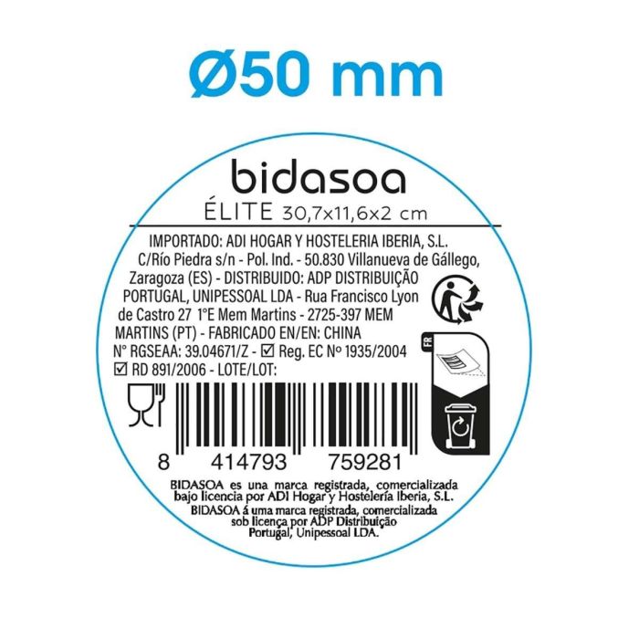 Bandeja Porcelana Alumina Elite Bidasoa 30,7x11,6x2 cm (24 Unidades) 5 Bandeja Porcelana Alumina Elite Bidasoa 30,7x11,6x2 cm (24 Unidades) 5