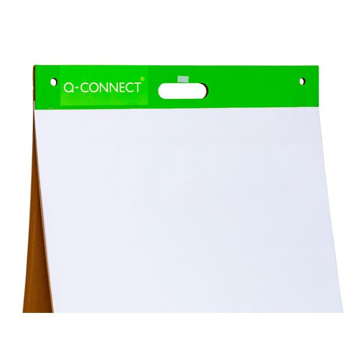 Bloc Congreso Q-Connect Liso Autoadhesivo Sobremesa 508x584 mm 20 Hojas Papel Blanco De 75 gr-M2 Fsc 4