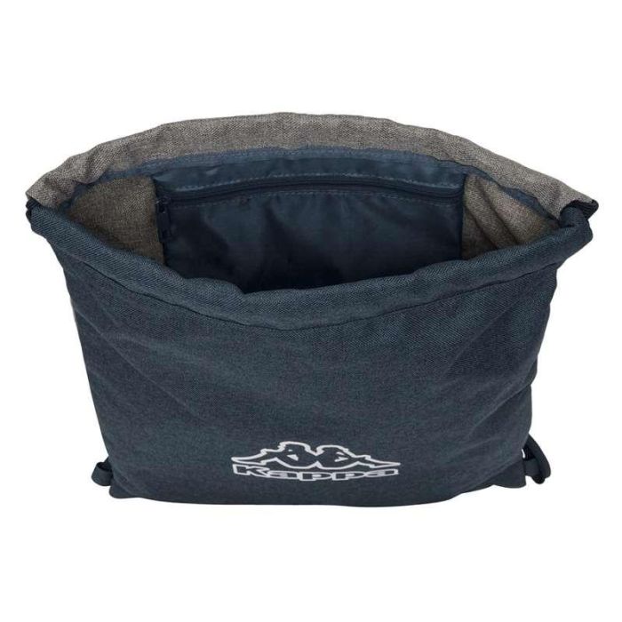 Bolsa Mochila con Cuerdas Kappa Dark navy Gris Azul marino 35 x 40 x 1 cm 3 Bolsa Mochila con Cuerdas Kappa Dark navy Gris Azul marino 35 x 40 x 1 cm 3