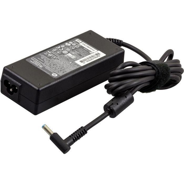 HP 90W AC adapter for HP laptops, 19.5V output, 4.62A current, compatible with multiple models, 4.5mm connector. HP 90W AC adapter for HP laptops, 19.5V output, 4.62A current, compatible with multiple models, 4.5mm connector.