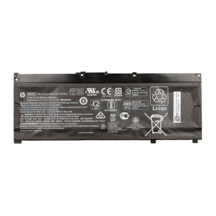 HP Li-ion laptop battery, 52.5Wh capacity, 11.55V voltage, compatible with HP Envy x360 and Pavilion series. HP Li-ion laptop battery, 52.5Wh capacity, 11.55V voltage, compatible with HP Envy x360 and Pavilion series.