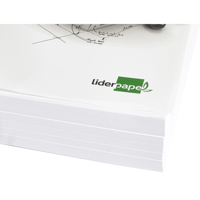 Liderpapel Papel Dibujo Lineal A4 210x297mm 150g/m2 con Cajetín para Datos 2