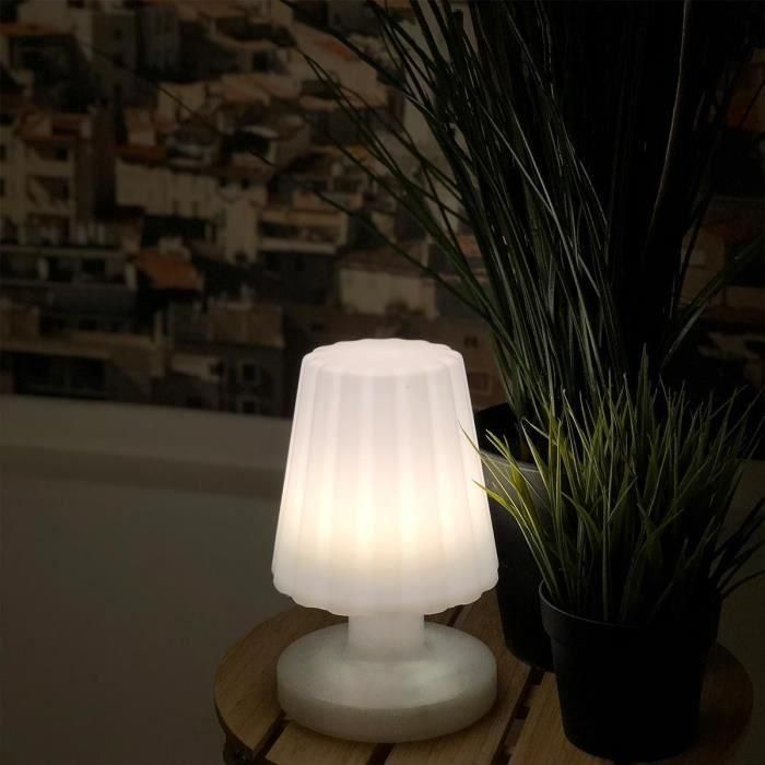 Mini lámpara de mesa inalámbrica - LUMISKY - LADY MINI - H22 cm - Recargable - LED blanco cálido 3 Mini lámpara de mesa inalámbrica - LUMISKY - LADY MINI - H22 cm - Recargable - LED blanco cálido 3