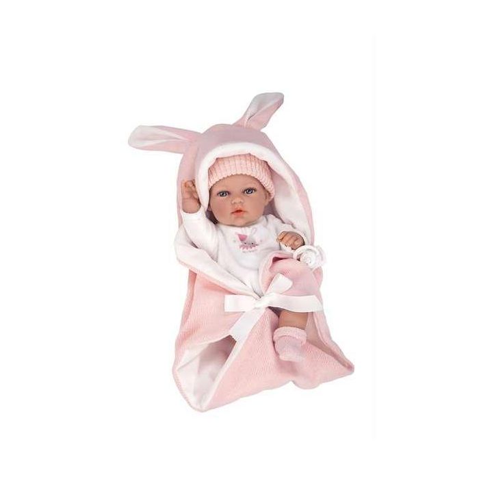 Muñeca elegance 30 cm natal rosa c/saco de dormir (cuerpo vinyl, sexo niña) Muñeca elegance 30 cm natal rosa c/saco de dormir (cuerpo vinyl, sexo niña)