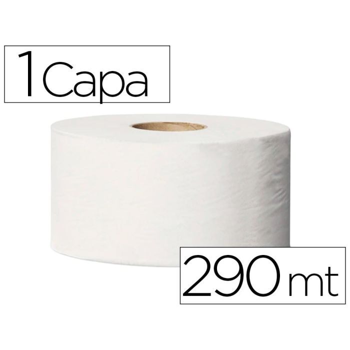 Papel Higienico Tork Minijumbo 1 Capa 290 Mt Para Dispensador 2