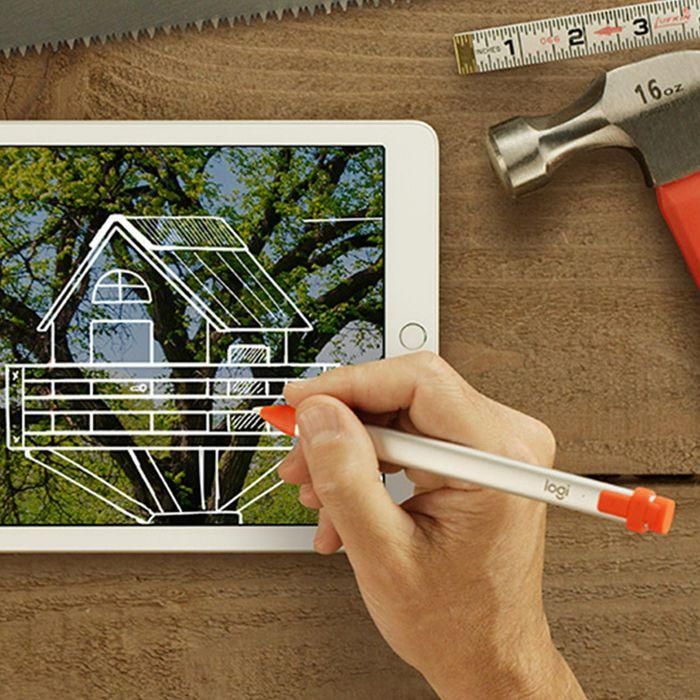 Logitech 914-000034 Lápiz Digital Crayon para iPad (6ª generación) con Tecnología Apple Pencil, Precisión de Píxel y Rechazo de Palma 1