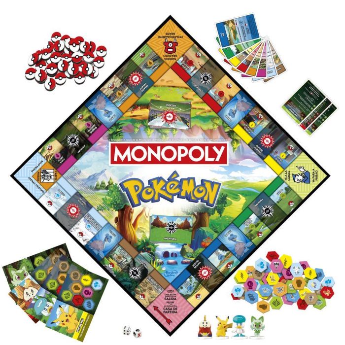 Monopoly G0716 Edición Pokemon, Juego de Mesa de Estrategia para Entrenadores, con Licencia Oficial Hasbro, Idioma Español, Edad +8 años 6 Monopoly G0716 Edición Pokemon, Juego de Mesa de Estrategia para Entrenadores, con Licencia Oficial Hasbro, Idioma Español, Edad +8 años 6