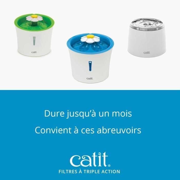 Catit CAT1738132794391 Filtro Triple Acción para Fuentes de Agua, Pack 12, Agua Pura, Previene Enfermedades Urinarias 3 Catit CAT1738132794391 Filtro Triple Acción para Fuentes de Agua, Pack 12, Agua Pura, Previene Enfermedades Urinarias 3