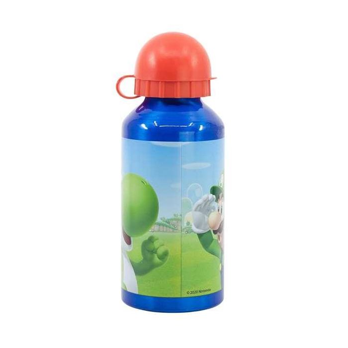 Botella de aluminio super mario 400 ml 2 Botella de aluminio super mario 400 ml 2