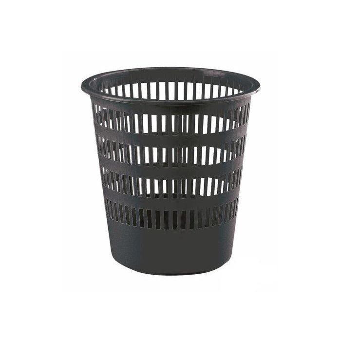 Faibo Papelera de Plástico Rejilla Serie 306, 16 Litros, 310x315 mm, Negro