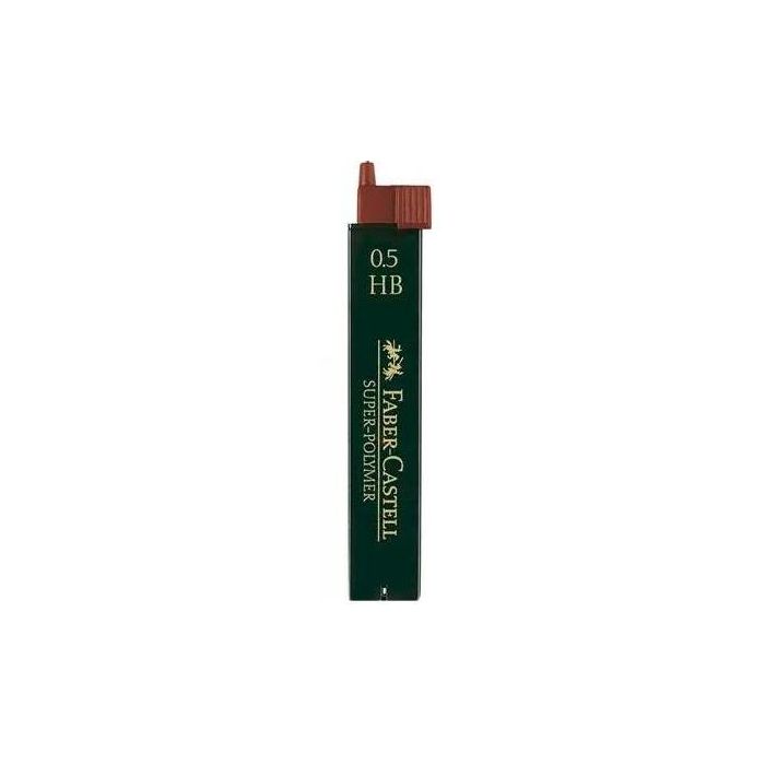Faber Castell Minas Super-Polymer 0,5 mm Hb Estuche 12 Ud Grafito Faber Castell Minas Super-Polymer 0,5 mm Hb Estuche 12 Ud Grafito