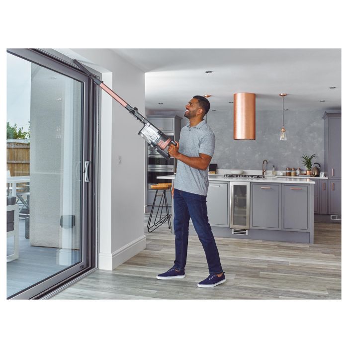 Shark Aspiradora escoba inalámbrica Stratos IZ400EU - Tecnología DuoClean + PowerFins Plus - Iluminación LED