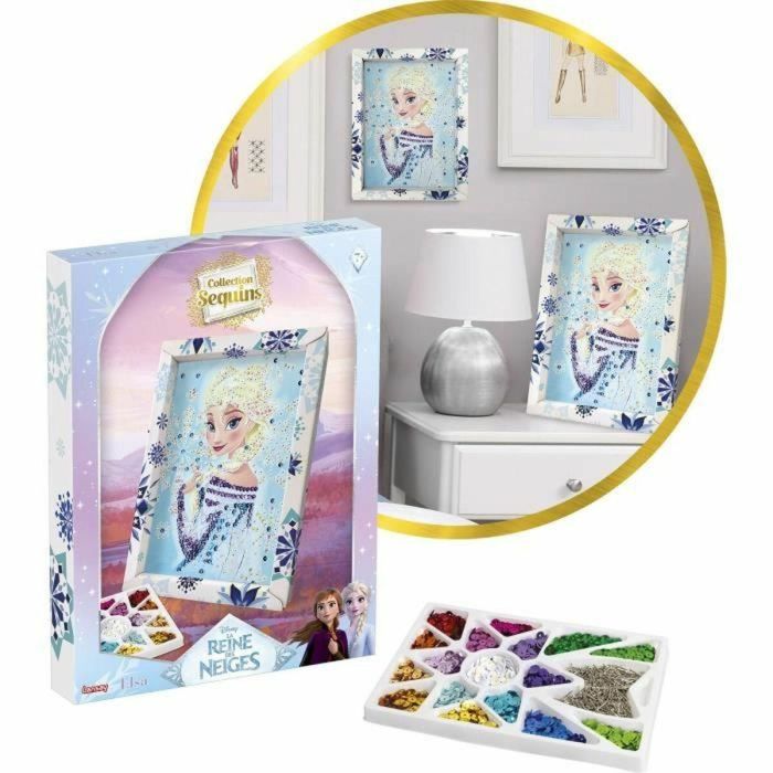 Lansay LAN3181860203286 Juego Creativo Colección de Lentejuelas de Elsa Frozen para Niños (7+ años) 1