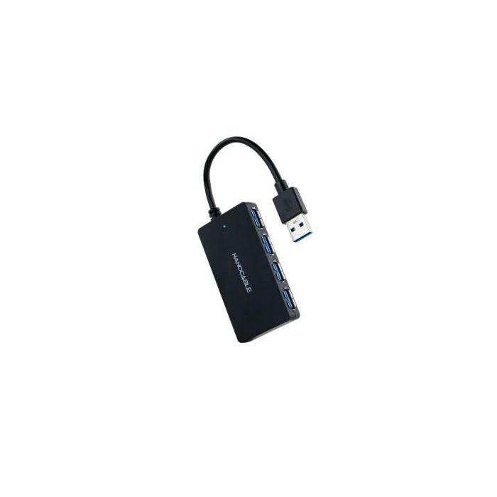 NANO CABLE Hub USB 3.0 4 Puertos USB-A, 10.16.4403, Cable 0.15M, Negro 0 NANO CABLE Hub USB 3.0 4 Puertos USB-A, 10.16.4403, Cable 0.15M, Negro 0