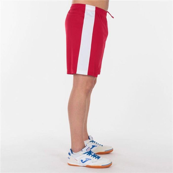 Pantalones Cortos Deportivos para Niños Joma Sport Maxi Blanco Rojo M 2