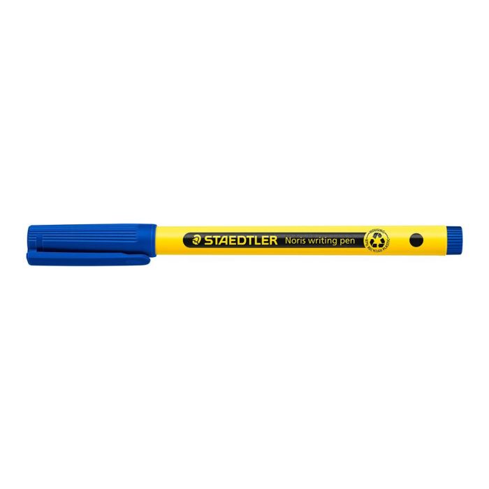 Rotulador Staedtler Noris Writing Pen 307 Tinta Base De Agua Punta Fina Trazo 0,6 mm Azul 10 unidades 1