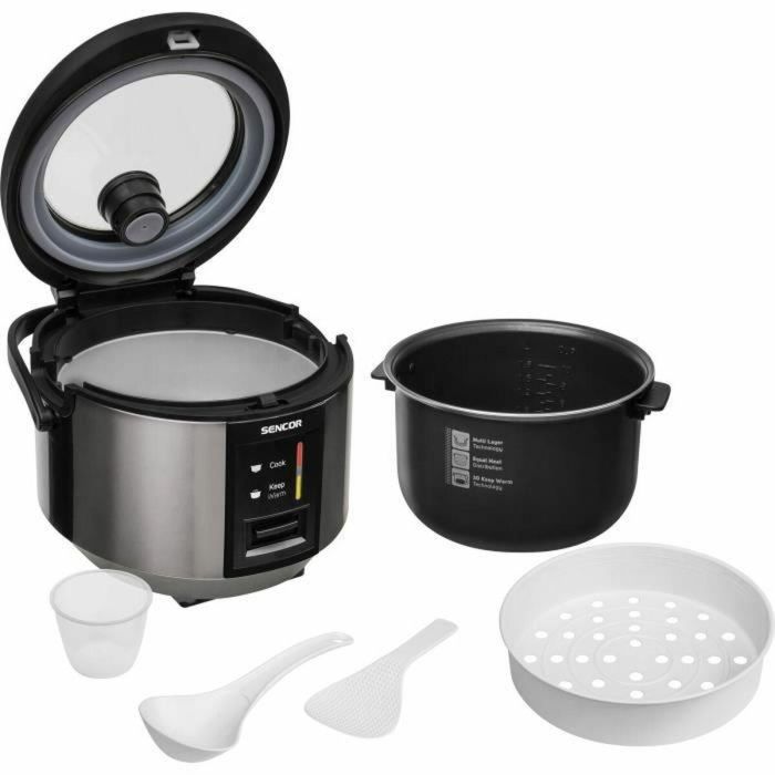 Olla arrocera - SENCOR - SRM 1890SS - 700-830 W - 1,8 L - Plata 4 Olla arrocera - SENCOR - SRM 1890SS - 700-830 W - 1,8 L - Plata 4