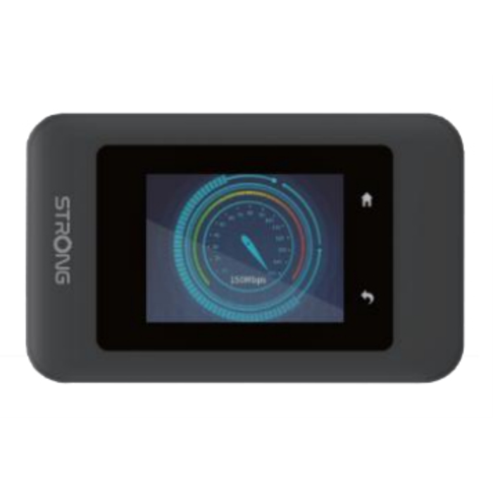 Strong 4G+ LTE MiFi Hotspot Router Inalámbrico Portátil Wi-Fi AC1200 Doble Banda con Batería 2500mAh NanoSIM Negro