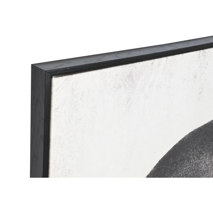 DKD Home Decor Cuadro Moderno Hipopótamo Lienzo Set de 3 piezas Negro Gris 180x120x4 cm 1