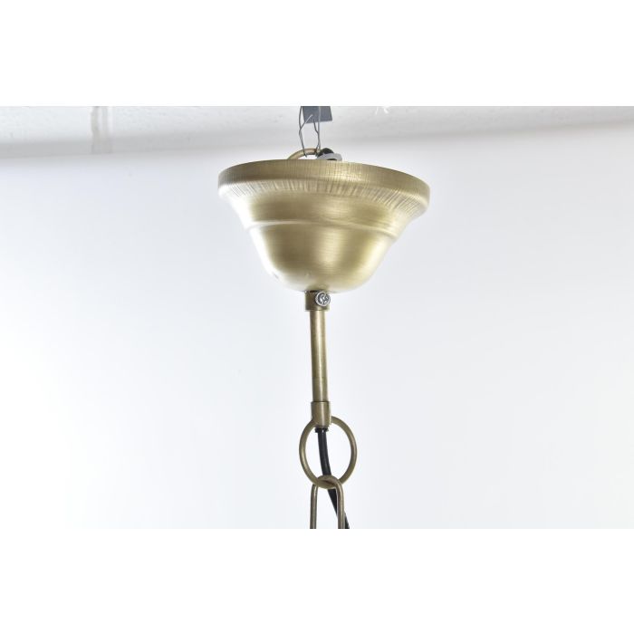 DKD Home Decor Lámpara Techo Loft Dorado 41 x 34 x 41 cm Metal E27 50W 3