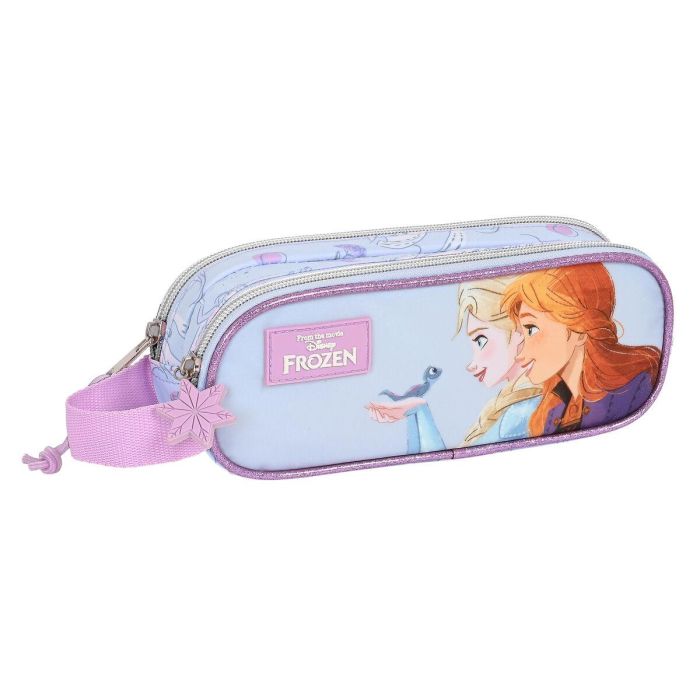 Portatodo Doble Frozen Believe Lila 21 x 8 x 6 cm Portatodo Doble Frozen Believe Lila 21 x 8 x 6 cm
