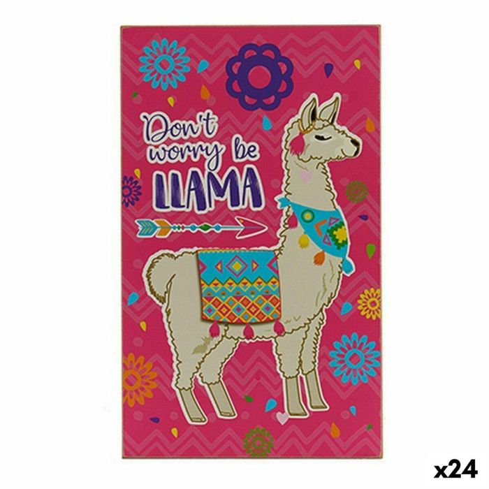 Cuadro Madera Llama (1 x 40 x 24 cm) Cuadro Madera Llama (1 x 40 x 24 cm)