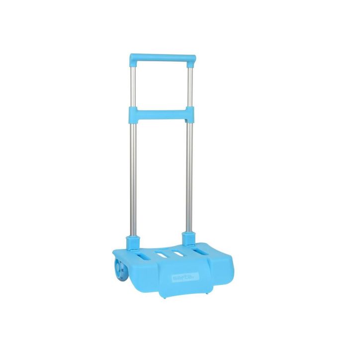 Carro portamochilas plegable celeste 300x230x525 mm