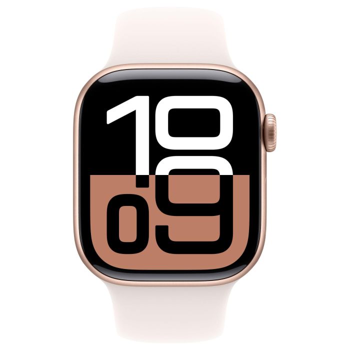 Apple Watch Series 10 GPS + Cellular 42mm Oro Rosa Aluminio con Correa Deportiva Light Blush M/L