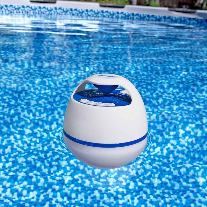 Bestway Altavoz Bluetooth Luz Led Flotante Piscina y Jardin 58700 22 Bestway Altavoz Bluetooth Luz Led Flotante Piscina y Jardin 58700 22