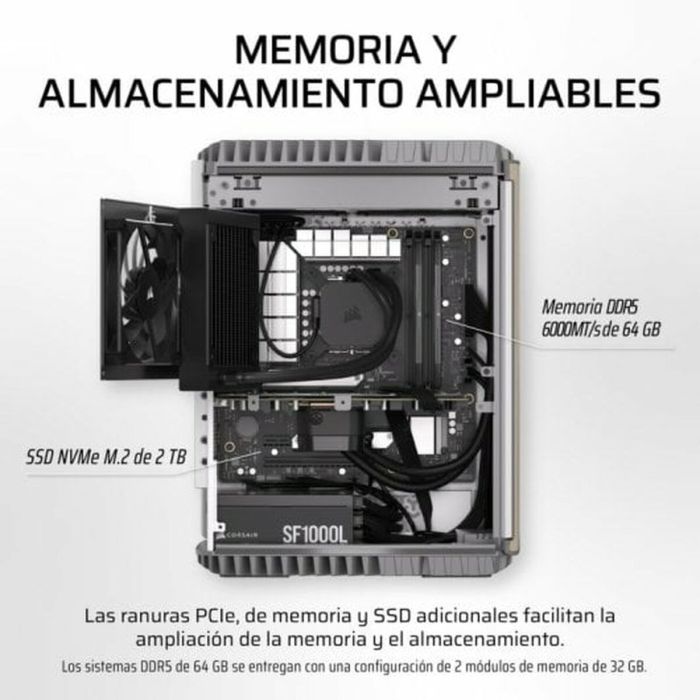 PC de Sobremesa Corsair ONE i500 I9-14900K 64 GB RAM 2 TB SSD Nvidia Geforce RTX 4090 5