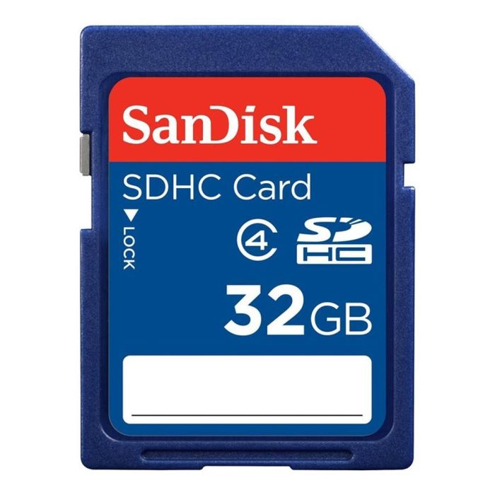 SanDisk Tarjeta de Memoria SDHC 32 GB Class 4 Secure Digital para Cámaras y Videocámaras