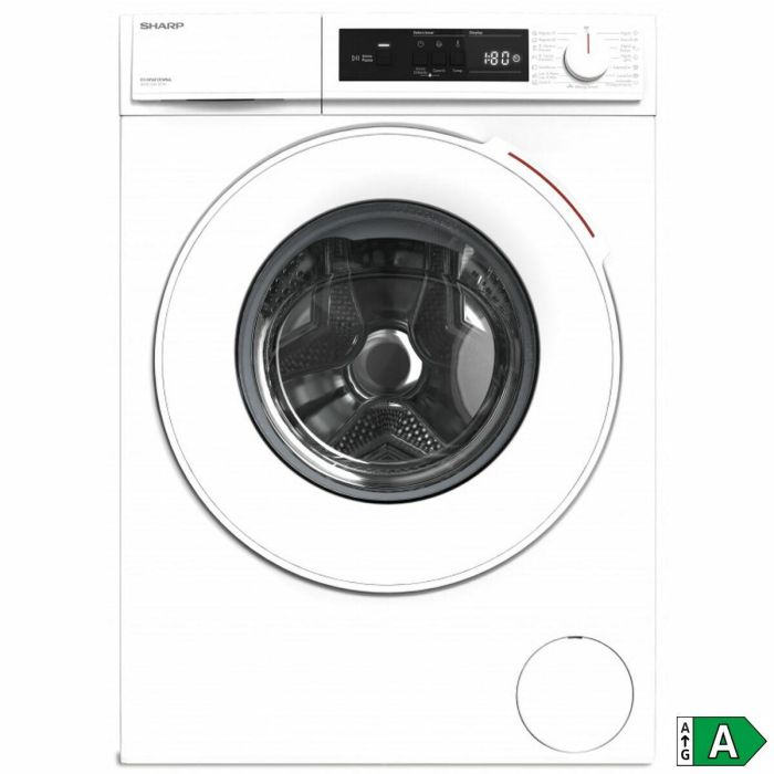 Lavadora Sharp ESNFA812DWNA 1200 rpm 8 kg 2