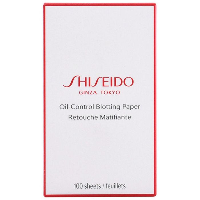 Shiseido Oil-Control Blotting Paper Tratamiento Matificante Hojas Absorbentes de Sebo Piel Grasa y Mixta 100 Láminas