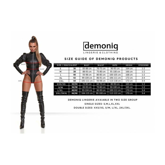 Vestido Demoniq Negro XXL 1 Vestido Demoniq Negro XXL 1