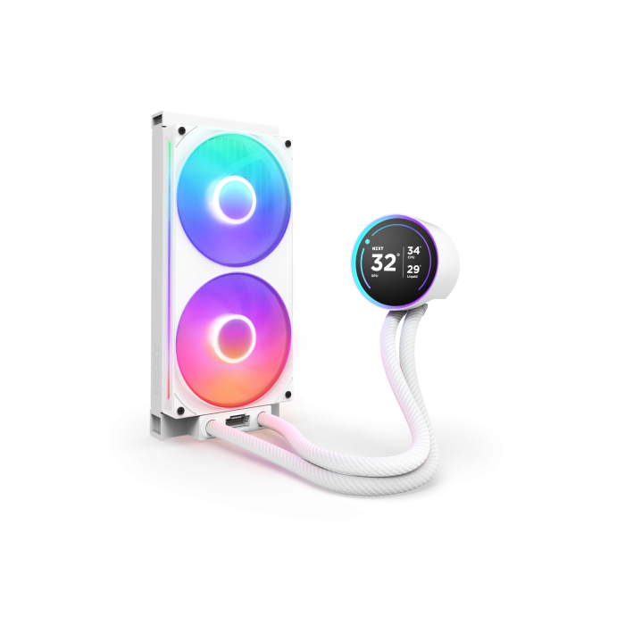 NZXT RL-KR28E-W2 Kraken Elite 280 RGB Refrigeración Líquida Todo en Uno Blanco Pantalla LCD 14cm 2 Ventiladores 1