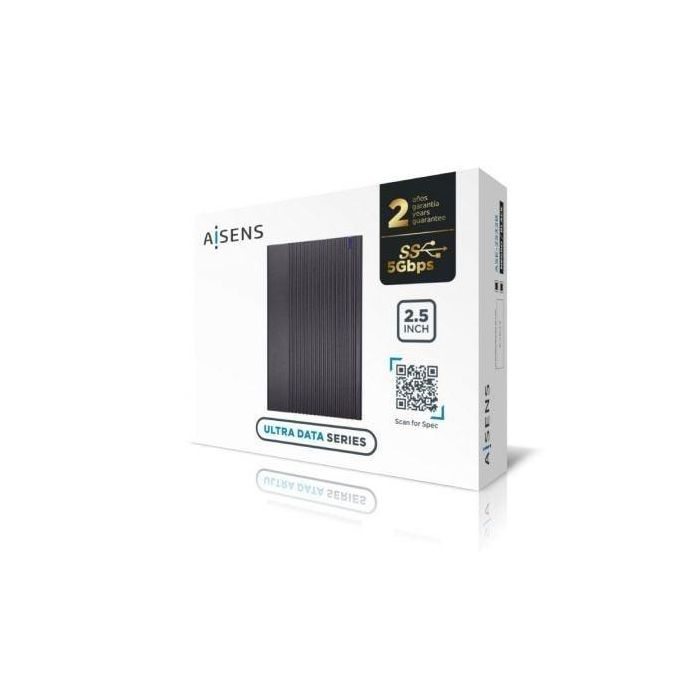 AISENS - CAJA EXTERNA ASE-2532B HDD 2,5"" SATA A USB 2.0/USB 3.0/USB3.1 GEN1, NEGRA 4