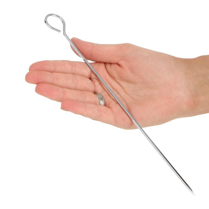 Set de 6 pinchos para barbacoa de metal Algon BBQ, 27 cm (24 Cajas) 7 Set de 6 pinchos para barbacoa de metal Algon BBQ, 27 cm (24 Cajas) 7