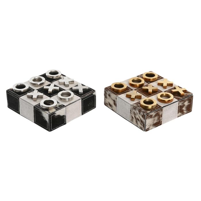 Juego Loft DKD Home Decor Marron Negro 5 x 15 x 15 cm Set de 2 (2 Unidades) Juego Loft DKD Home Decor Marron Negro 5 x 15 x 15 cm Set de 2 (2 Unidades)