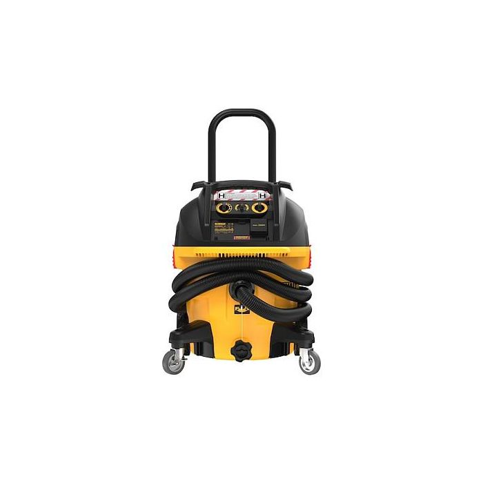 DeWALT DWV905H-QS Aspiradora Industrial Clase H, seca y húmeda, 38L, 1400W, 25 kPa, color amarillo 1 DeWALT DWV905H-QS Aspiradora Industrial Clase H, seca y húmeda, 38L, 1400W, 25 kPa, color amarillo 1