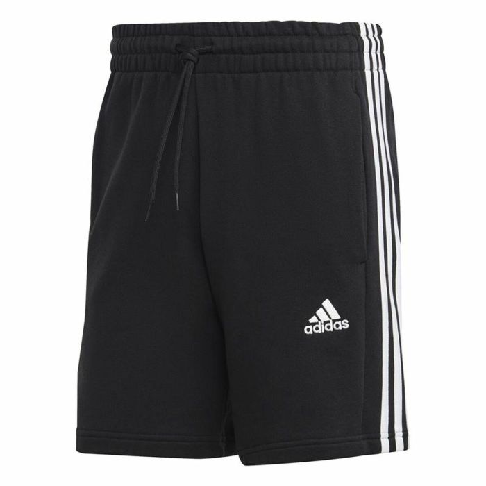 Pantalones Cortos de Hombre Adidas 3S Ft Sho Negro (XS)