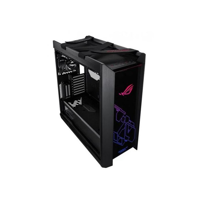 Caja Asus Rog Strix Helios Gx601,Atx Mid Tower,Rgb Vidrio Templado,Aluminio,2X2.5"/3.5"+4X2.5",Fan 3X140Mm+1X140Mm,1Xusb3.1 (Tipo C)+4Usb3.1+Audio+Micro (Negra) 3