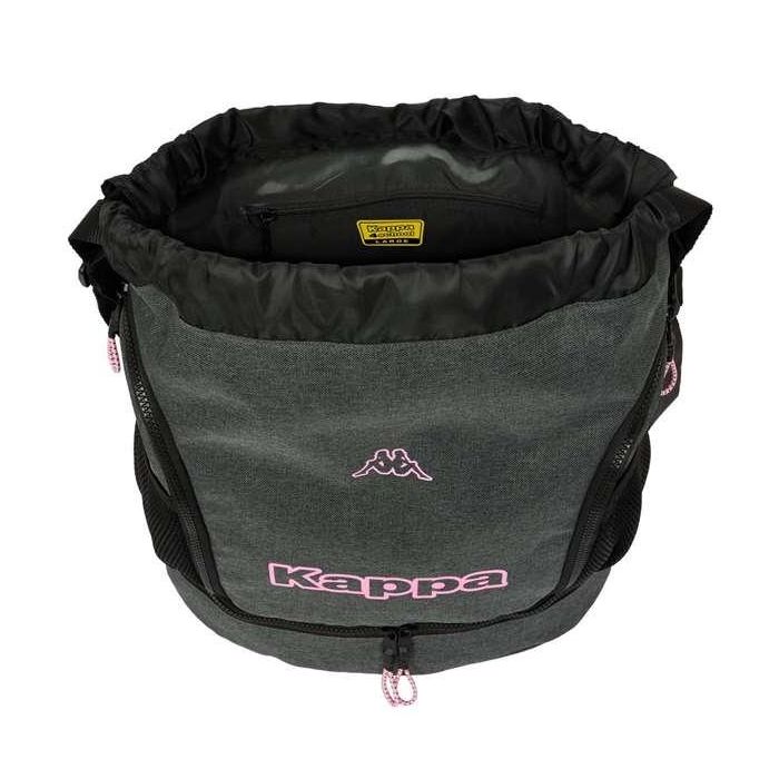 Mochila Saco Infantil Kappa Silver pink Gris 35 x 40 x 1 cm 2 Mochila Saco Infantil Kappa Silver pink Gris 35 x 40 x 1 cm 2
