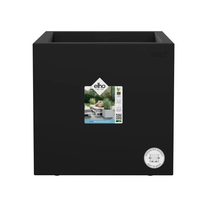Elho ELH8711904499266 Jardinera Vivo Next Square 30 Negro Ø 30 x H 29 cm Interior/Exterior 100% Reciclado 0 Elho ELH8711904499266 Jardinera Vivo Next Square 30 Negro Ø 30 x H 29 cm Interior/Exterior 100% Reciclado 0