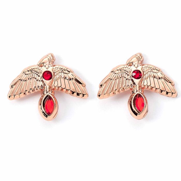 Pendientes Fawkes Rose Gold Harry Potter 1 Pendientes Fawkes Rose Gold Harry Potter 1