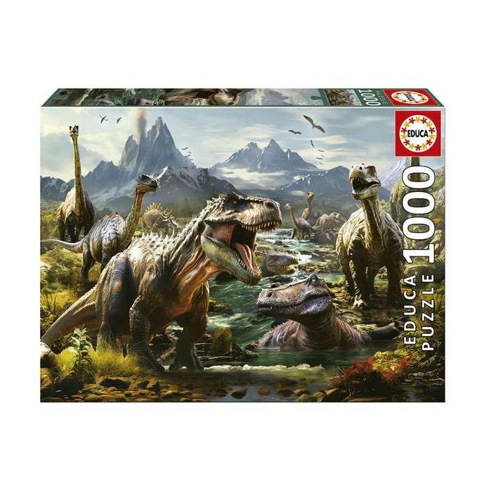 Puzzle 1000 Dinosaurios Feroces 19924 Educa