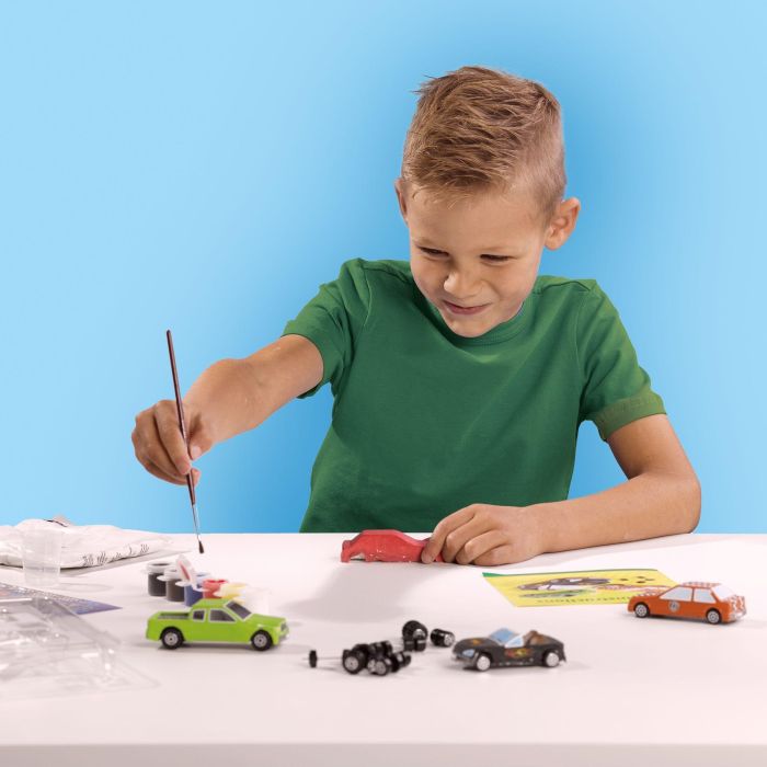 Ses Creative Kit para Moldear y Pintar Coches de Yeso que Ruedan - Incluye Moldes, Ruedas, Pinturas y Pegatinas 4 Ses Creative Kit para Moldear y Pintar Coches de Yeso que Ruedan - Incluye Moldes, Ruedas, Pinturas y Pegatinas 4