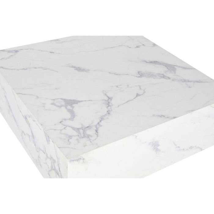 Mesa Centro Moderno DKD Home Decor Blanco 90 x 35 x 90 cm 4