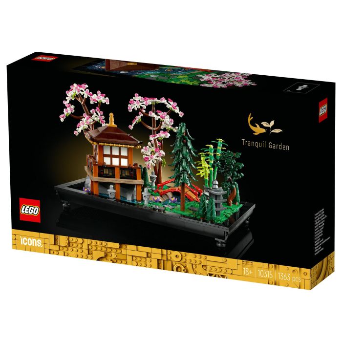 LEGO ICONS 10315 Jardín Meditativo, Juego de Construcción, 1363 Piezas, 18+ Años